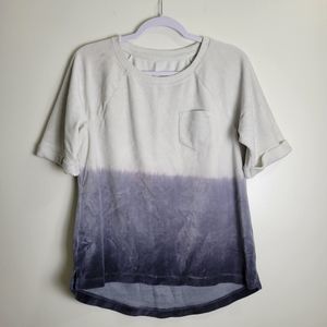 SONOMA‎ Artsy Deep-Dye Ombre Velour Top S